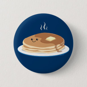 Pancakes 6 Cm Round Badge