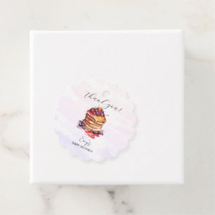 Pancakes and Pacifiers Brunch Baby Shower Favour Tags