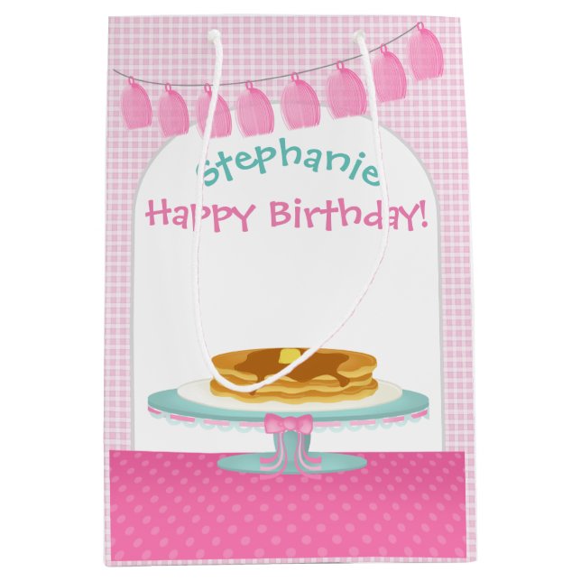 Pancakes and Pyjamas Medium Gift Bag (Front)
