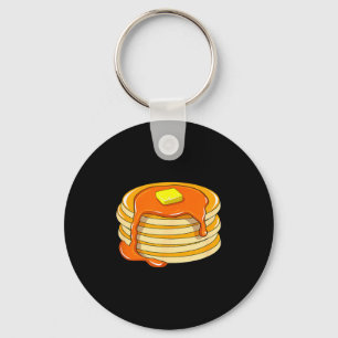 Pancakes And Syrup  Key Ring