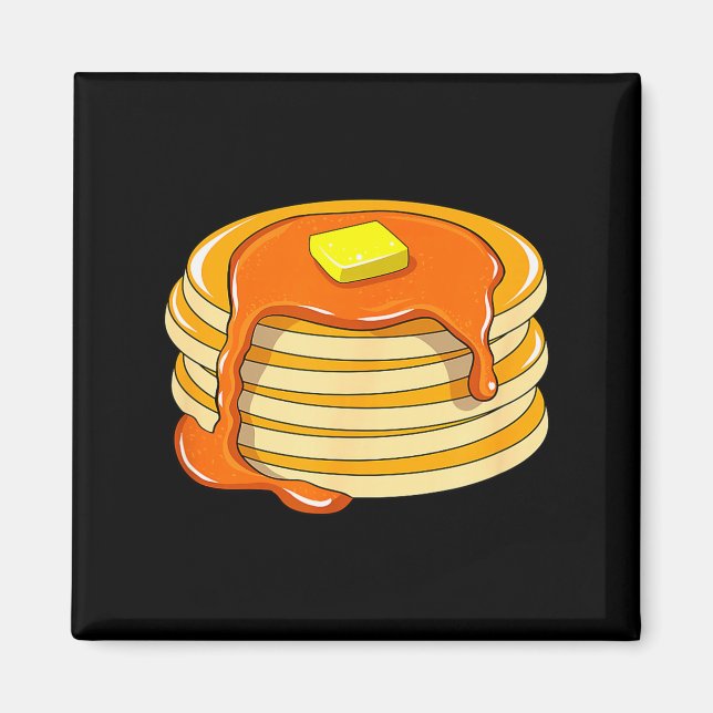 Pancakes And Syrup  Magnet (Front)