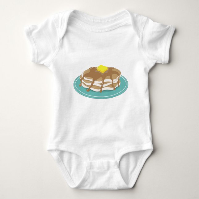 Pancakes Baby Bodysuit (Front)
