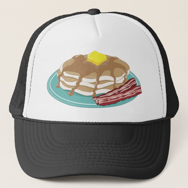 Pancakes Bacon Trucker Hat (Front)