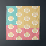 Pancakes Colourful Pop Art Style Tapestry<br><div class="desc">Art Print for Kitchen with Pancakes</div>