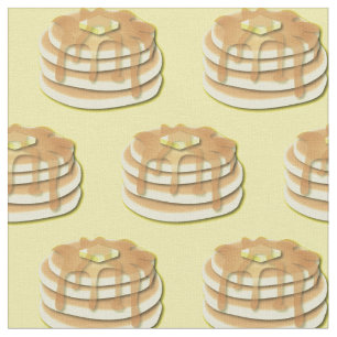 Pancakes Cute Breakfast Kids Fabric