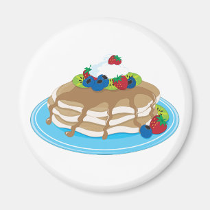 Pancakes Fruit Magnet
