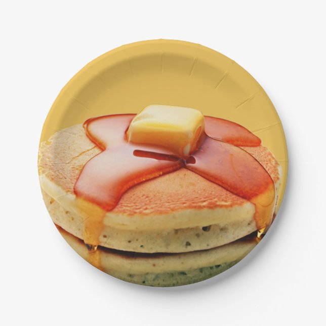 Pancakes Paper Plates (Front)