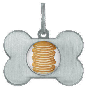 pancakes pet ID tag