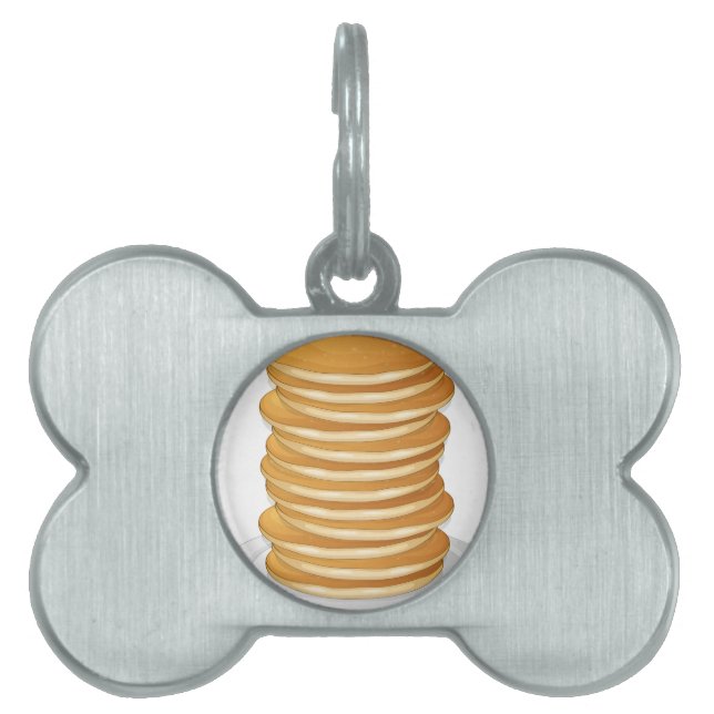pancakes pet ID tag (Front)