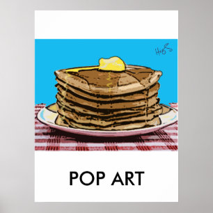 pancakes, POP ART Poster