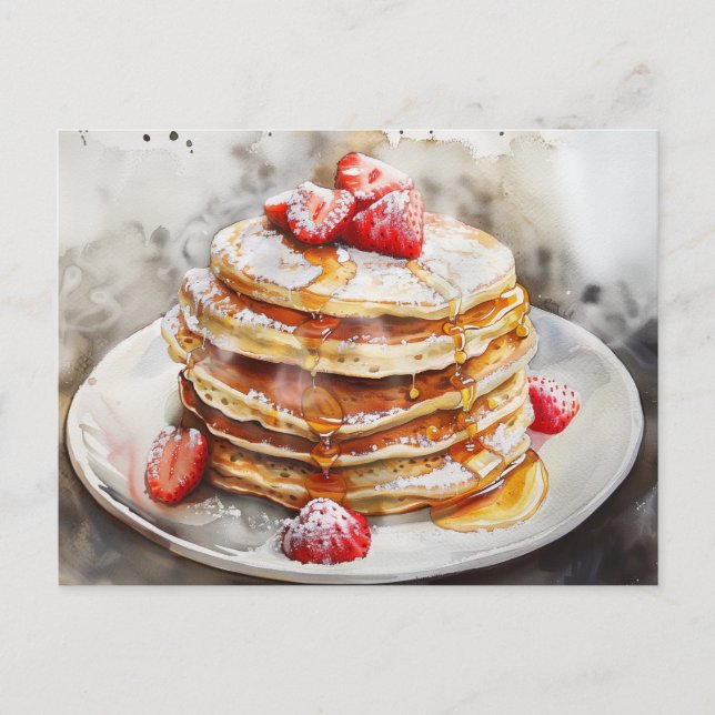 Pancakes Postcard (Front)