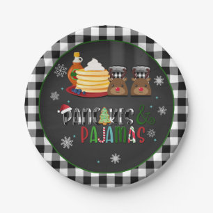 Pancakes & Pyjamas Christmas Party Plate - BB