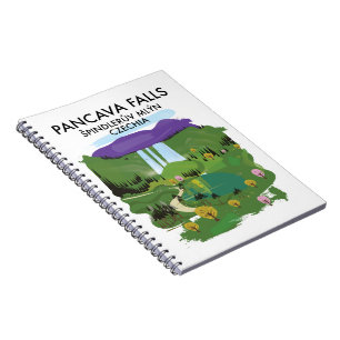 Pancava Falls Špindlerův Mlýn, Czechia travel post Notebook