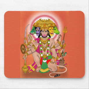 Panchmukhi Hanuman Mouse Pad
