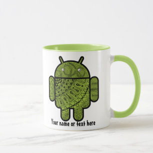 Pancho Doodle Character for Android™ robot Mug