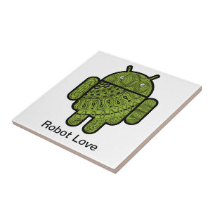 Pancho Doodle Character for the Android™ robot Tile