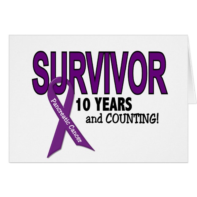Pancreatic Cancer 10 YEAR SURVIVOR (Front Horizontal)