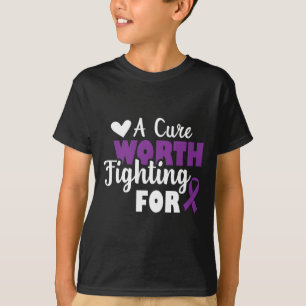 Pancreatic Cancer Awareness A Cure Worth Fighting T-Shirt