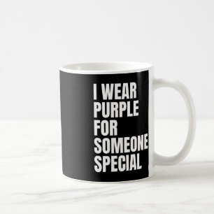 Pancreatic Cancer Awareness  I Wear Purple For Som Coffee Mug