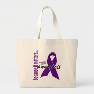 Pancreatic Cancer Awareness Large Tote Bag