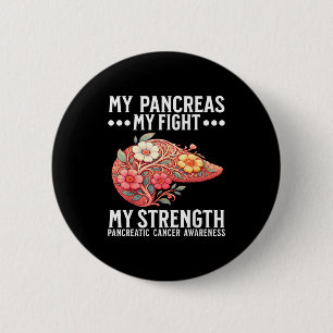 Pancreatic Cancer Awareness Pancreatic Cancer  6 Cm Round Badge