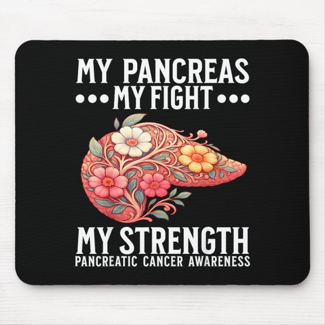 Pancreatic Cancer Awareness Pancreatic Cancer  Mouse Pad (Front)
