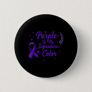 Pancreatic Cancer Awareness Support Fight Month No 6 Cm Round Badge