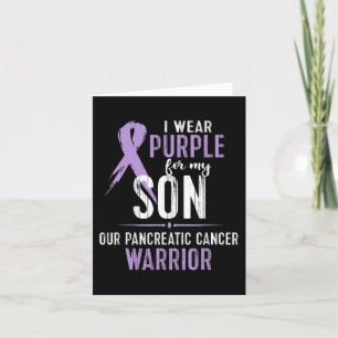 Pancreatic Cancer Awareness Support Son Walk Run Card
