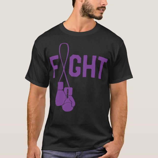 Pancreatic Cancer Awareness Survivor Fighter Walk T-Shirt (Front)