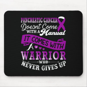 Pancreatic Cancer Awareness Warrior Support Purple Mouse Pad
