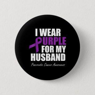 Pancreatic Cancer Awareness Wear Purple For 6 Cm Round Badge