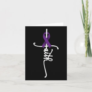Pancreatic Cancer Faith Pancreatic Cancer Awarenes Card