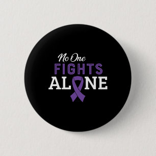 Pancreatic Cancer Fight Cancer Ribbon 11 6 Cm Round Badge