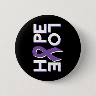 Pancreatic Cancer Fight Cancer Ribbon 14 6 Cm Round Badge