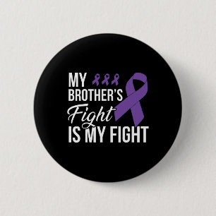 Pancreatic Cancer Fight Cancer Ribbon 15  6 Cm Round Badge