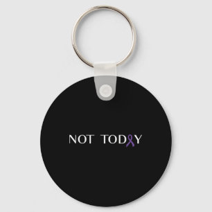 Pancreatic Cancer Fight Cancer Ribbon 16 Key Ring