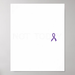 Pancreatic Cancer Fight Cancer Ribbon 16 Poster