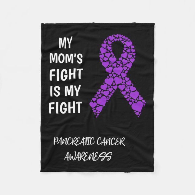 Pancreatic Cancer  Fleece Blanket (Front)