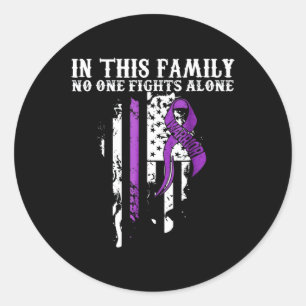 Pancreatic Cancer Gifts- Pancreatic Cancer Awarene Classic Round Sticker