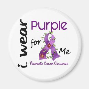 Pancreatic Cancer I Wear Purple For ME 43 Magnet
