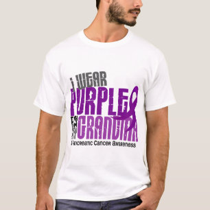 Pancreatic Cancer I Wear Purple For My Grandma 6.2 T-Shirt