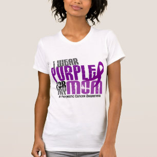 Pancreatic Cancer I Wear Purple For My Mum 6.2 T-Shirt
