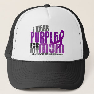 Pancreatic Cancer I Wear Purple For My Mum 6.2 Trucker Hat