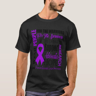Pancreatic Cancer Purple A Fight Awareness T-Shirt