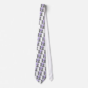 Pancreatic Cancer Purple Ribbon (Best Friend) Tie