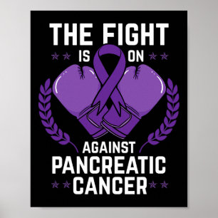 Pancreatic Cancer Shirt Chemotherapy Stomach Boxin Poster