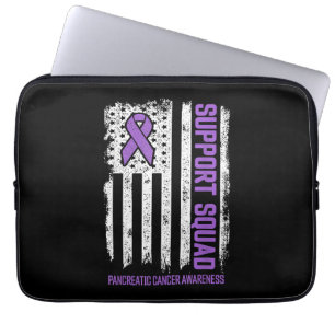Pancreatic Cancer Support Squad Pancreatic Cancer Laptop Sleeve