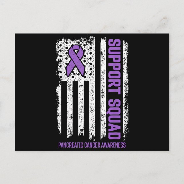 Pancreatic Cancer Support Squad Pancreatic Cancer  Postcard (Front)