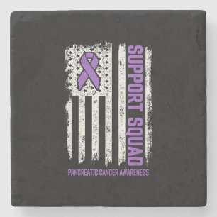 Pancreatic Cancer Support Squad Pancreatic Cancer Stone Coaster