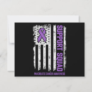 Pancreatic Cancer Support Squad Pancreatic Cancer Thank You Card